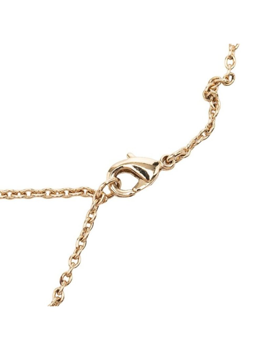 Dior CD Logo Bracelet Gold Plated Line Stone - Picture 6 of 7